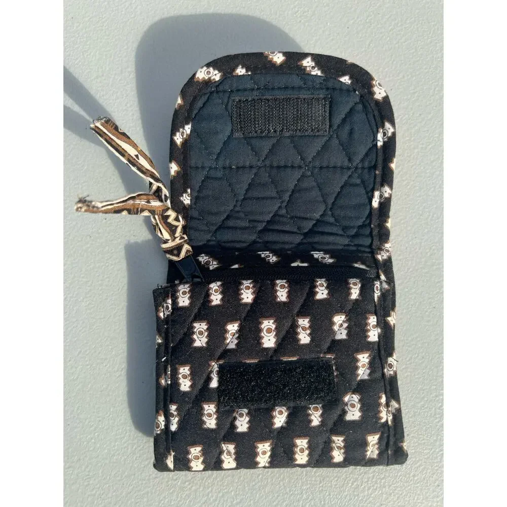 Vtg Y2K Vera Bradley Zebra Small Wallet Safari Print Retired Retro Cottage - Picture 6 of 8